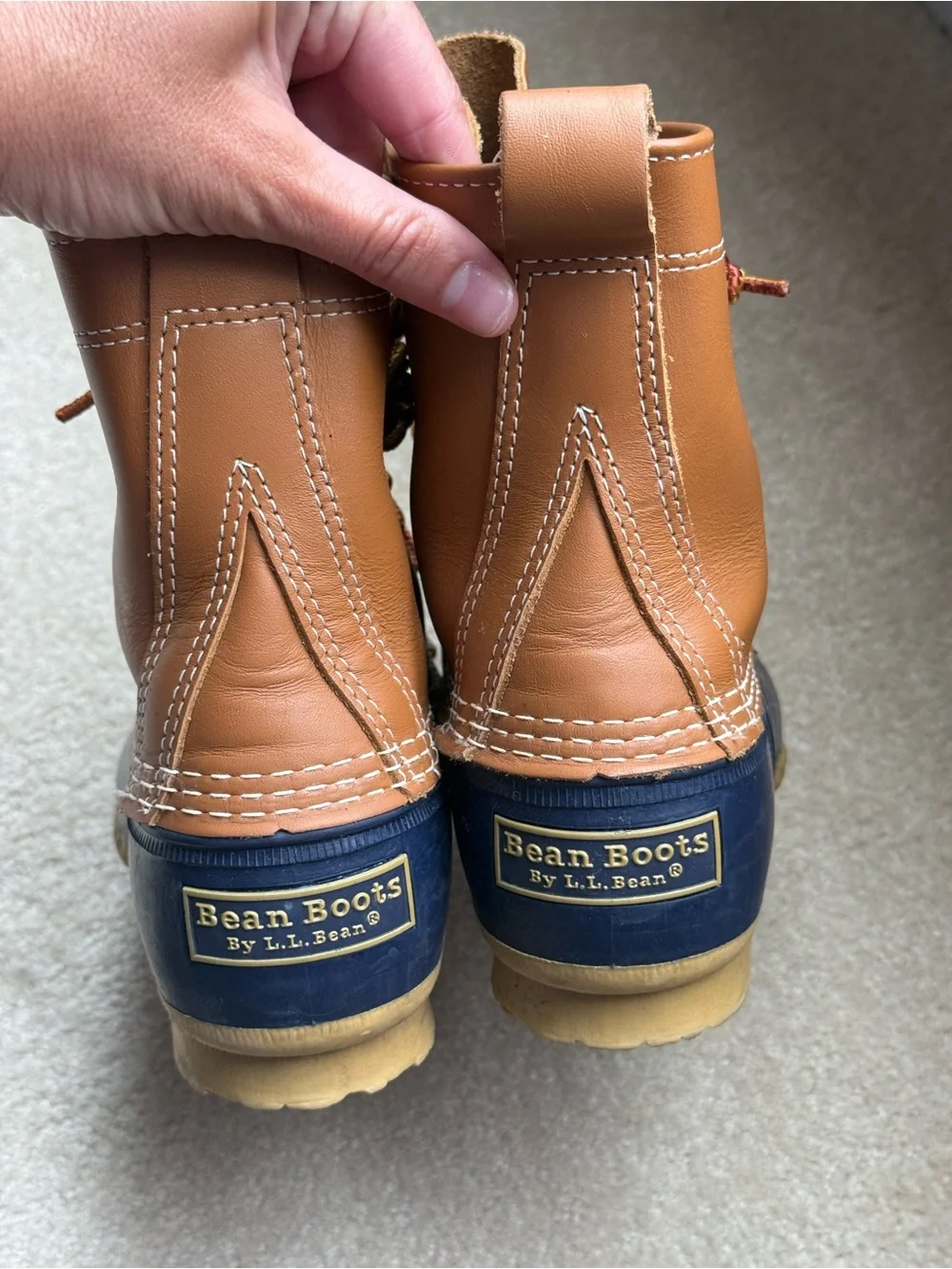 LL Bean Duck Boots - Lace Up Waterproof Style